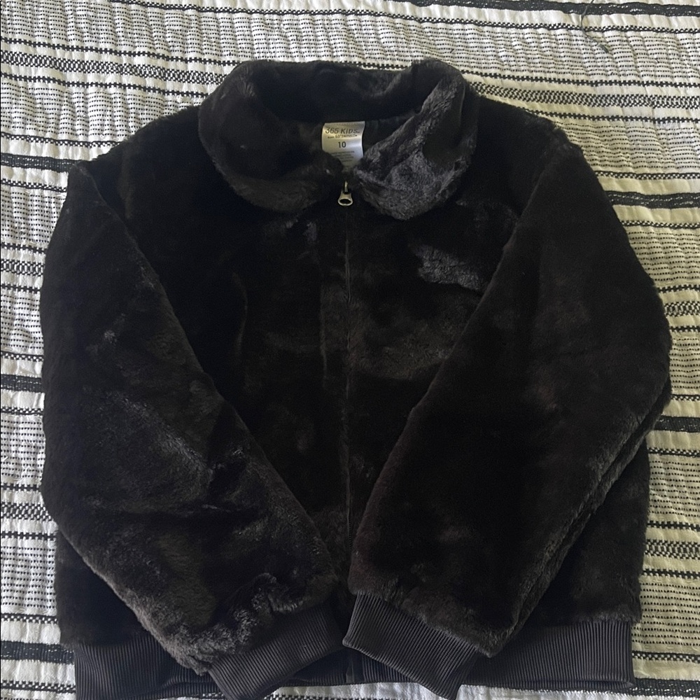 Garanimals Black Fuzzy Jacket for Kids